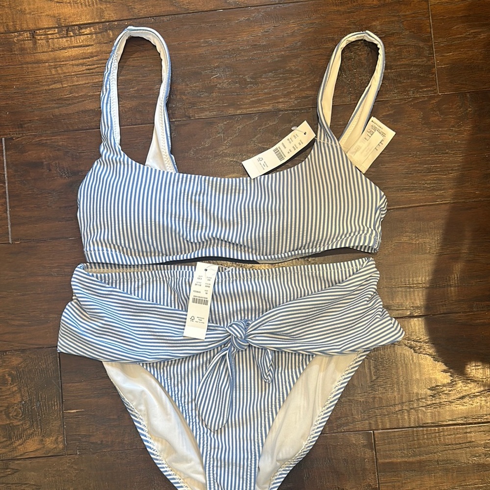 Striped Bikini Set